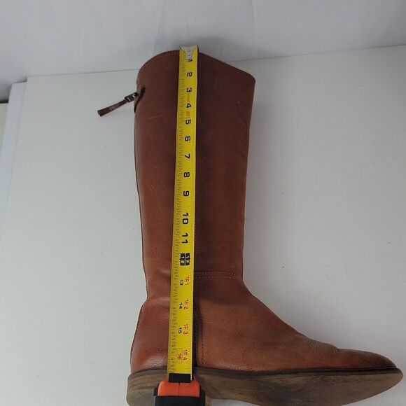 Madewell Sidney Tall Brown Leather Women's Riding Boots - Picture 13 of 15